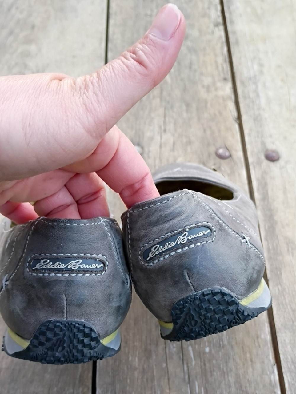 Eddie Bauer Christine Suede Ballet Sporty Slip-on Walking Shoes Size 8 - Picture 4 of 9